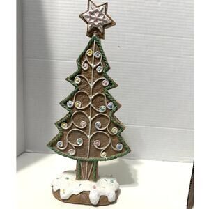 13” Gingerbread Christmas Tree 13” with the star topper.